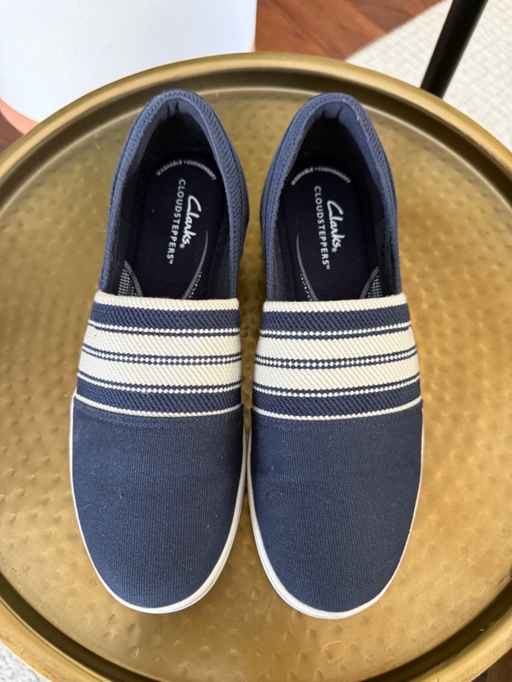 Clarks Women's Breeze Sky Mist Navy - Picture 2 of 9